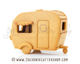 3D Gingerbread Caravan / Camper Cookie Cutter Set | Fondant Cutters | Clay Cutters