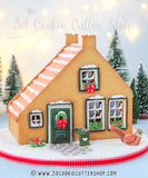 3D Gingerbread House Cookie Cutter Set 'Eilanderhuis Schiermonnikoog' | Gingerbread House kit | Fondant Cutters | Clay Cutters