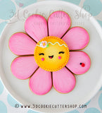 3-in-1 Flower / Heart Platter Cookie Cutter Set | Fondant - Clay - Biscuit Cutters