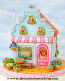 Gingerbread Shop / Canal House Cookie Cutter Set | Gingerbread House Kit | Clay Cutters | Fondant Cutters
