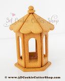 3D Gingerbread Gazebo - Fairy House - Carousel Cookie Cutter Set | Fondant Cutters | Clay Cutters