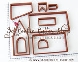 Gingerbread House Cookie Cutter set "Home Sweet Home"