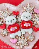 Polar Bear / Bear Cookie Cutter | Fondant Cutter | Clay Cutter