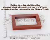 3D Gingerbread Pickup Truck Cookie Cutter Set | Fondant Cutters | Clay Cutters