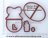 3D Easter Cookie Scene Cookie Cutter set