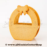 3D Easter Basket Cookie Cutter Set | Fondant Cutters | Clay Cutters