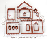 Arched Gingerbread House Cutter Set | Gingerbread House Kit