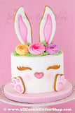 Bunny Cake Cookie Cutter Set | Fondant Cutters