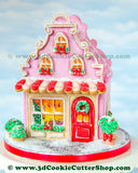 Gingerbread Shop / Canal House Cookie Cutter Set | Gingerbread House Kit | Clay Cutters | Fondant Cutters