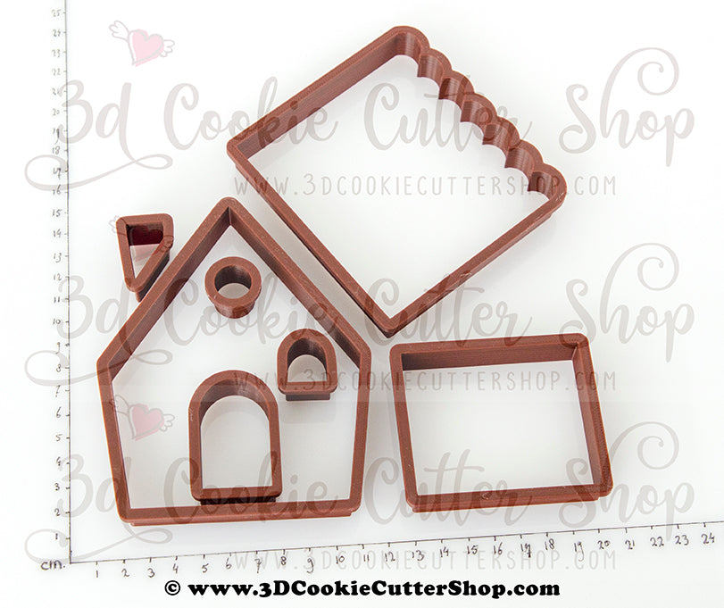 Classic Gingerbread House Cookie Cutter Set Gingerbread House Kit