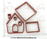 Classic Gingerbread House Cookie Cutter Set | Gingerbread House Kit