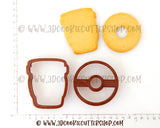 Coffee & Donut Cookie Cutter Set