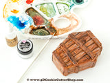 3D Halloween Coffin Cookie Cutter Set