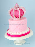 3D Crown Cake Topper Cutter Set | Biscuit - Fondant - Clay Cutters