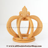3D Crown Cake Topper Cutter Set | Biscuit - Fondant - Clay Cutters