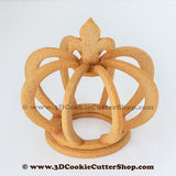 3D Crown Cake Topper Cutter Set | Biscuit - Fondant - Clay Cutters