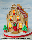 Gingerbread Shop / Canal House Cookie Cutter Set | Gingerbread House Kit | Clay Cutters | Fondant Cutters