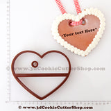 XL Gingerbread Heart Cookie Cutter #2