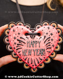 Scalloped Heart Cookie Cutter | Biscuit - Fondant - Clay Cutter | Keksausstecher | Emporte Piece