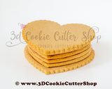 Heart Cookie Box Cookie Cutter Set | Fondant Cutters | Clay Cutters