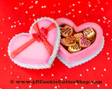 Heart Cookie Box Cookie Cutter Set | Fondant Cutters | Clay Cutters