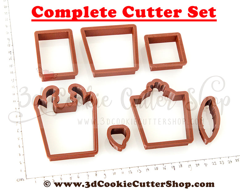 Mini Cookie Cutter Set With Box Polymer Clay - Temu
