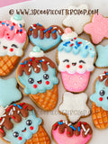 Chubby Ice Cream Duo Cookie Cutter Set