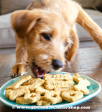 Dog Biscuits Mini Cookie Cutter Set + RECIPE for homemade Peanut Butter Dog Treats