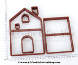 Tall & Straight Gingerbread House Cookie Cutter Set | Gingerbread House Kit
