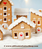 Tiny Gingerbread House #2 Cookie Cutter Set