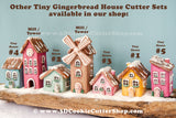 Tiny Gingerbread Mill + Tower Cookie Cutter Set