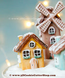 Tiny Gingerbread House #1 Cookie Cutter Set