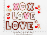 LOVE Letters Mini Cookie Cutter Set