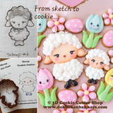 Sheep #2 Cookie Cutter