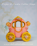 3D Princess Carriage Cookie Cutter Set