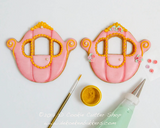 3D Princess Carriage Cookie Cutter Set