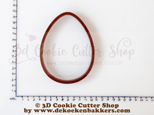 Egg / Easter Egg Cookie Cutter | Fondant - Clay - Biscuit Cutter