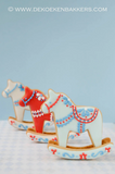 Rocking Dala Horse Cookie Cutter Set