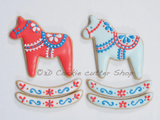 Rocking Dala Horse Cookie Cutter Set