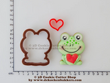 Frog & Heart Cookie Cutters