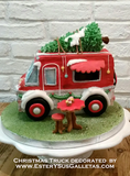 3D Gingerbread Ice Cream Truck Cookie Cutter Set