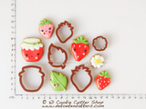 Strawberry Mini Cookie Cutter Set