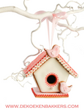 Small Gingerbread Birdhouse #2 (wide version) Cookie Cutter Set
