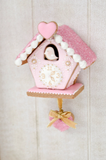 Small Gingerbread Birdhouse #2 (wide version) Cookie Cutter Set