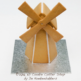 3D Gingerbread Windmill Cookie Cutter Set | Fondant Cutters | Clay Cutters