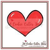 Asymmetrical Heart Cookie Cutter