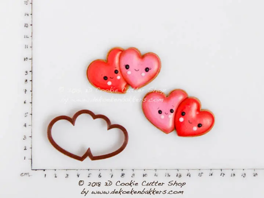 Cookie Cutter - Double Heart