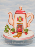 Gingerbread Teapot Cookie Cutter Set | Gingerbread House Kit