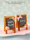 Standing Chalkboard Cookie Cutter | Fondat Cutter | Clay Cutter