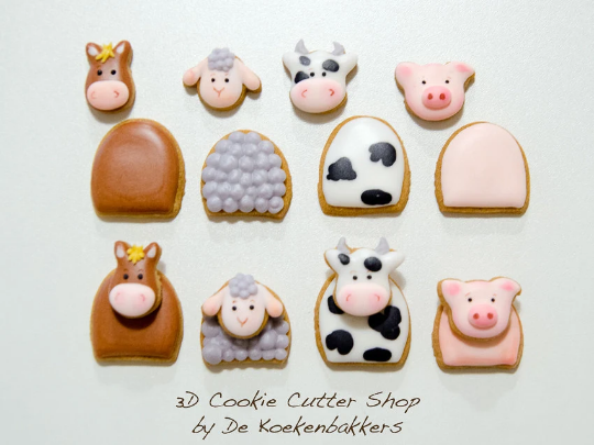 Sheep Body cookie cutter - Bake farm animal themed baby shower
